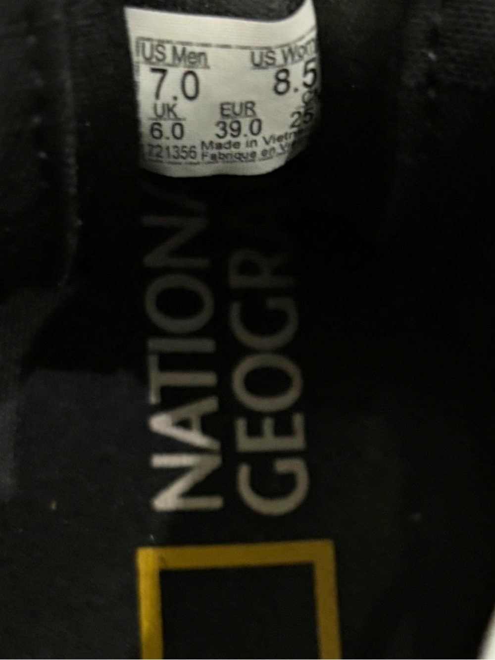 Vans x National Geographic Sk8-Hi Black Yellow Embroidered Sneakers Size 7 - Picture 12 of 13